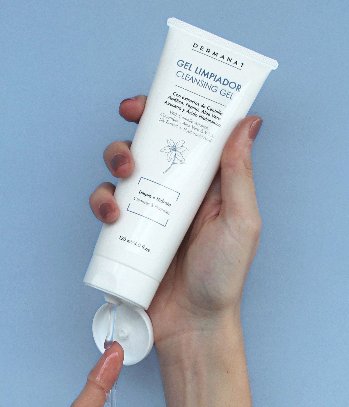 Gel limpiador con ácido hialurónico 120 ml