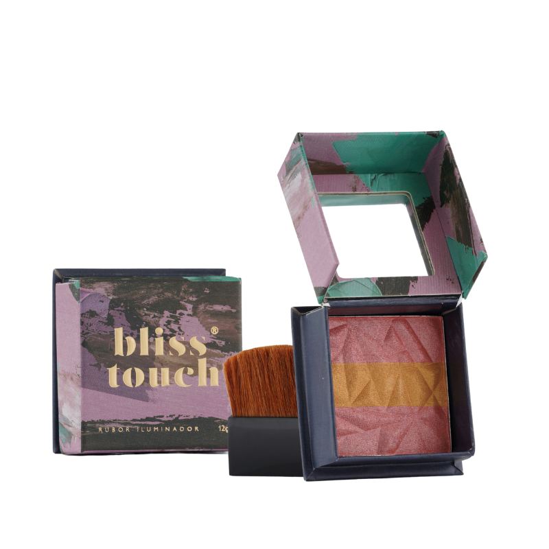 Rubor / iluminador rosa/oro 12gr