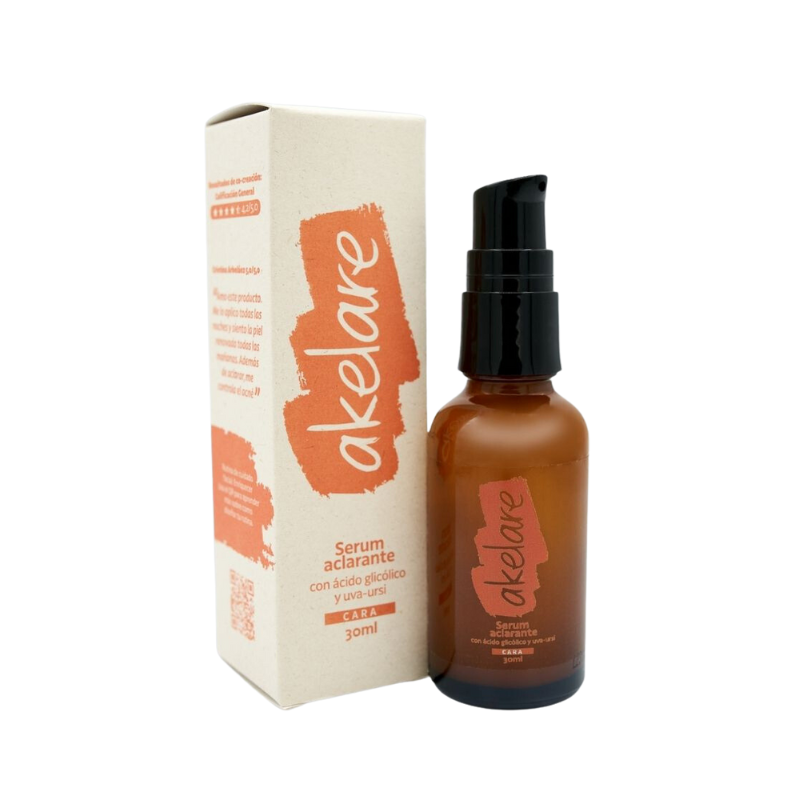 Serum aclarante con ácido glicólico y uva-ursi