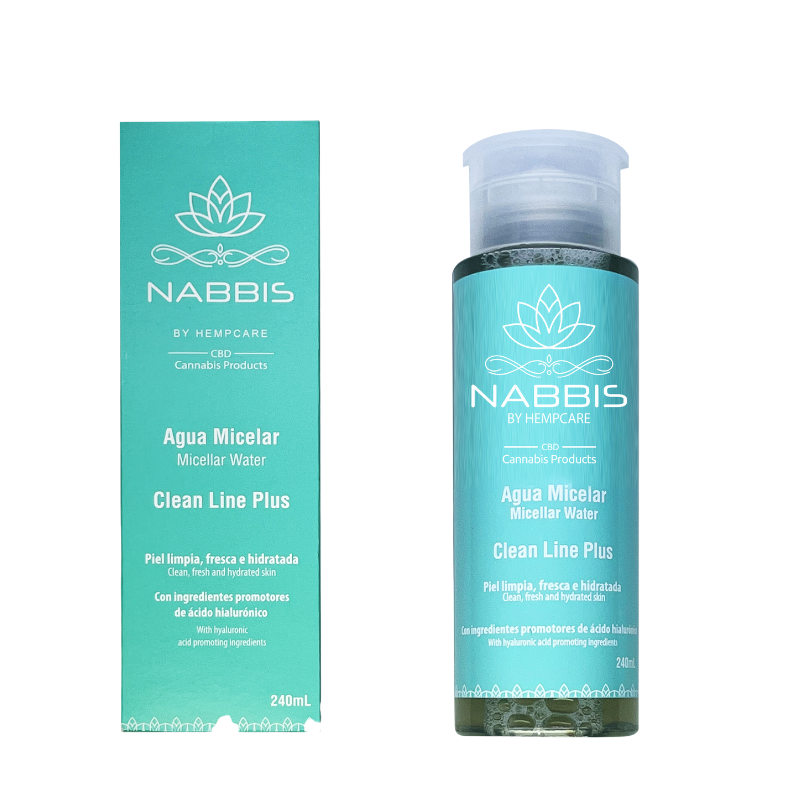 Agua micelar clean line plus con CBD 240 ml