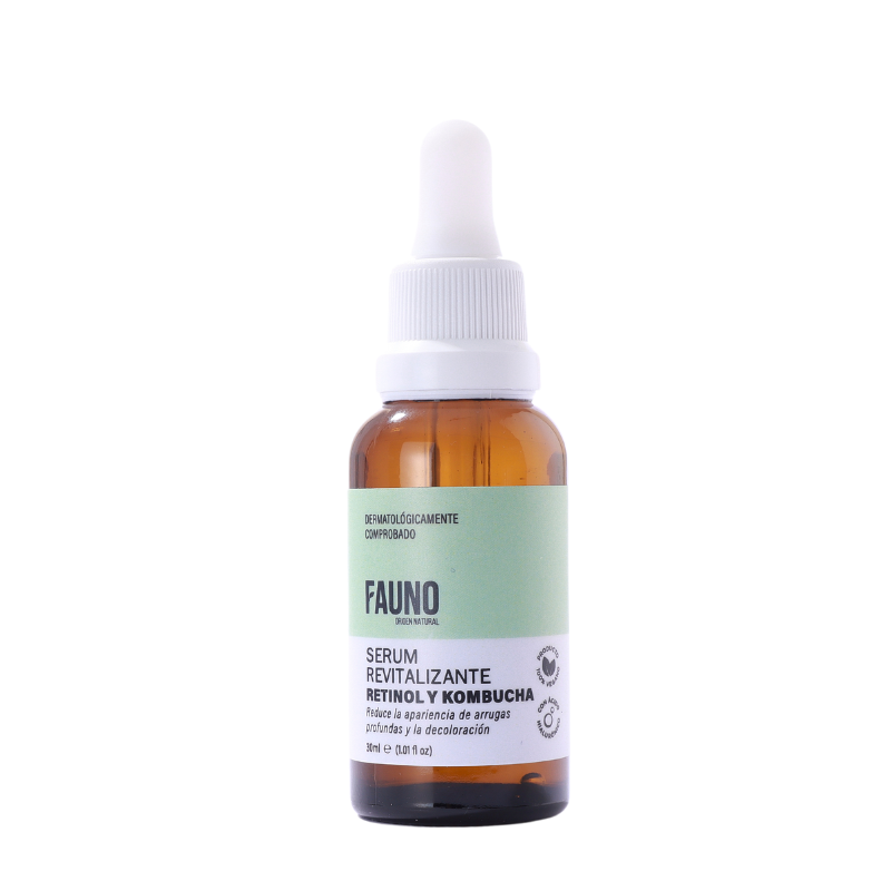 Serum revitalizante retinol y kombucha 30 ml