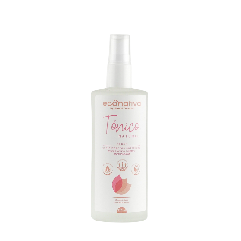 Tónico facial de rosa 120 ml
